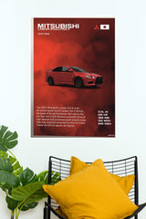 2008 Mitsubishi Lancer Evolution Poster | Cars Posters
