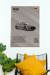 2022 Audi RS6 Avant Poster | Cars Posters