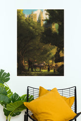 Aurora Over Brazil Poster | Moon Light Sky Posters