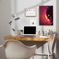 Bat Laughs Back Poster | Superhero Posters