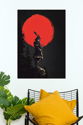 Blood Moon Samurai Poster | Anime Posters