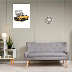 Boss 302 Mustang Poster | Cars Posters