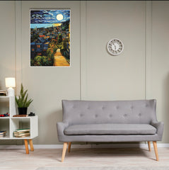 Celestial Carnival Poster | Moon Light Sky Posters