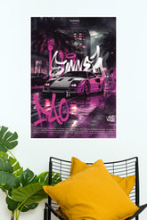 Ferrari F40 White Poster | Cars Posters