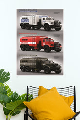 Fire Truck Poster | Cars Posters