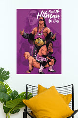 Hitman Hart Poster | WWE Champions Poster