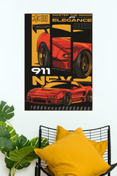 Honda NSX Red Poster | Cars Posters
