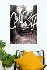Mercedes 190 E Neo Tokyio Poster | Cars Posters
