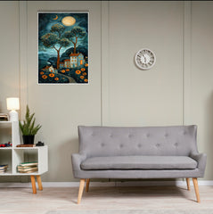Ocean of Lights Poster | Moon Light Sky Posters