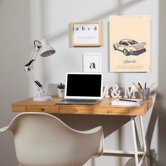 Porsche 911 White Poster | Cars Posters