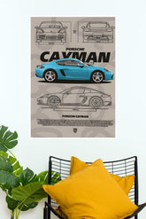 Porsche Cayman Poster | Cars Posters