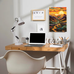 Rio in Strokes Poster | Moon Light Sky Posters