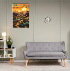 Rio in Strokes Poster | Moon Light Sky Posters