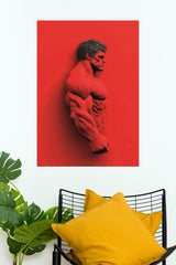 Sarcasm in Red Poster | Superhero Posters