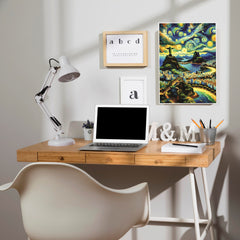 Starry Rio Poster | Moon Light Sky Posters