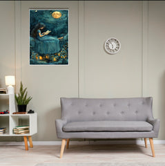 The Story Beneath The Stars Poster | Moon Light Sky Posters