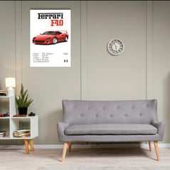 Thisrare Ferrari F40 Poster | Cars Posters