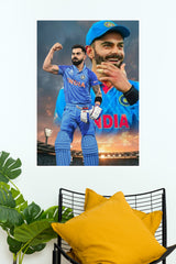 Virat THE King Poster | Cricketers Posters