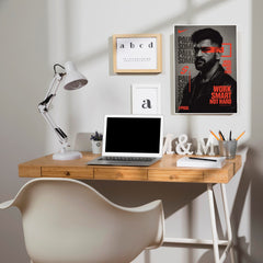 Work Smart Poster | Power Full Man Poster