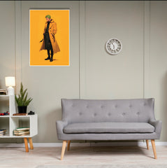 Zoro Yellow Drift Poster | Anime Posters