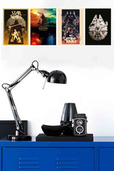 Star War Hollywood Movie Poster | Combo Wall Poster Set | Pack of 4 Posters