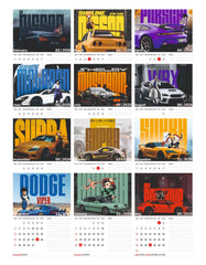 SUPER Car Premium Table Desk Calendar