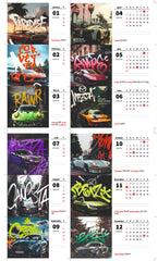 Car Collection Premium Table Desk Calendar