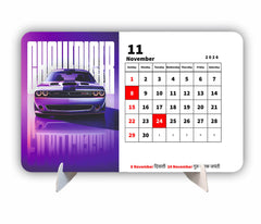 Luxury Car Premium Table Desk Calendar