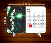ANIME MAN Premium Table Desk Calendar