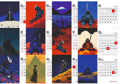 Samurai Premium Table Desk Calendar