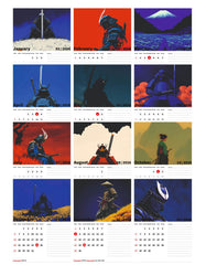 Samurai Premium Table Desk Calendar