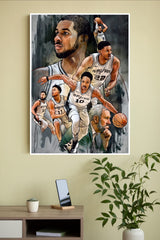 San Antonio Spurs Poster | Basketball Posters | Sports Posters