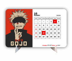 Satoru Gojo Table Desk Calendar