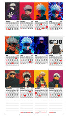 Satoru Gojo Premium Table Desk Calendar