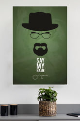 Say My Name Breaking Bad Poster | Web Series Posters