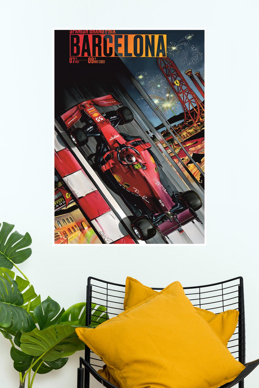 Scuderia Ferrari Poster | formula 1 Posters | Car Posters