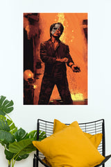 Shah Rukh Khan wIth Fire Movie Poster | Bollywood Posters
