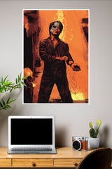 Shah Rukh Khan wIth Fire Movie Poster | Bollywood Posters
