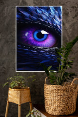 Sharp Blue Eye Wall Poster | Eyes Posters