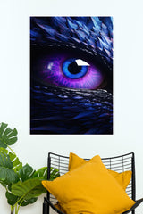 Sharp Blue Eye Wall Poster | Eyes Posters