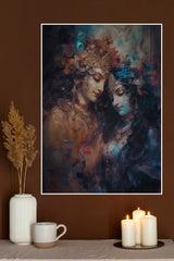 Shri Krishna and Radharani Poster | God Posters