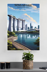 Singapore Marina Bay Poster | City Posters