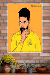 Sir Ravindra Jadeja Poster | Cricketers Posters | Sports Poster