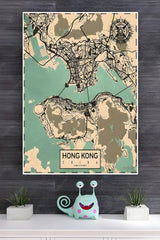 Special administrative regions of China Hongkong Poster | Map Posters