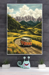 Summer Travel Van Poster | Cars Posters