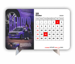 Super fast CAR Premium Table Desk Calendar