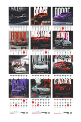 Super fast CAR Premium Table Desk Calendar