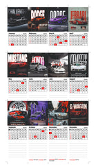 Super fast CAR Premium Table Desk Calendar