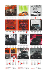 fast CAR Premium Table Desk Calendar