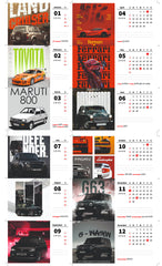 fast CAR Premium Table Desk Calendar